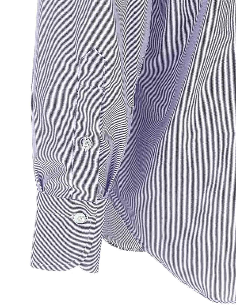 Finamore 1925 Blue Napoli Shirt for men