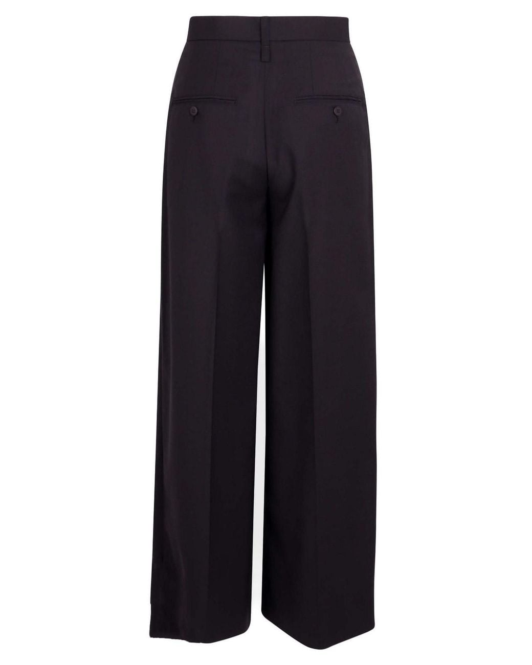 Issey Miyake Blue Wide-Legged Trousers