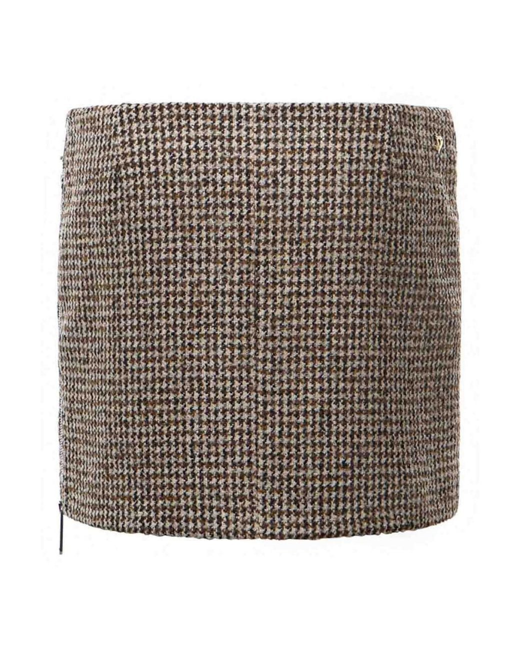 Minifalda Dondup de color Metallic