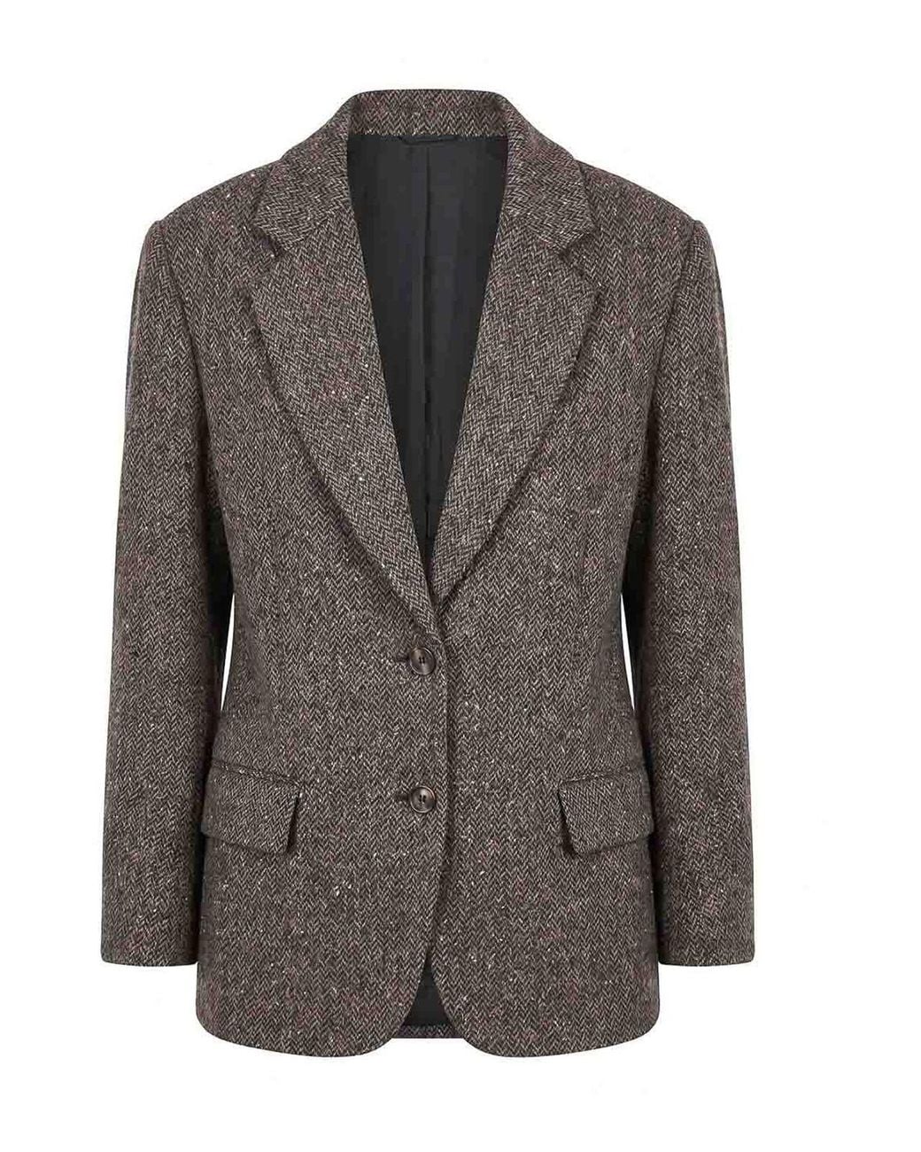 Brunello Cucinelli Gray Suit-Type Jacket