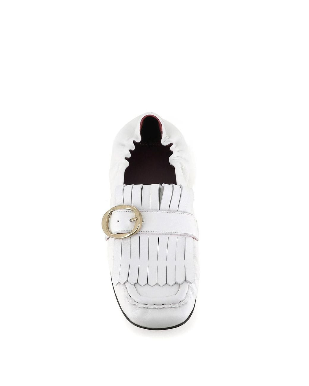 Paul Smith White Chanay Ballerina Moccasin