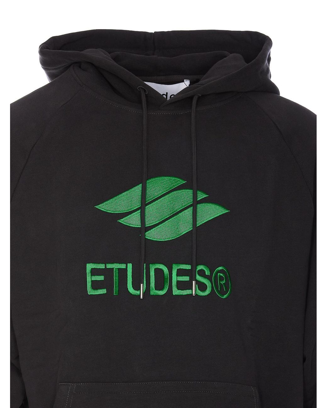 Etudes Studio Black Racing Eco Logo Hoodie for men