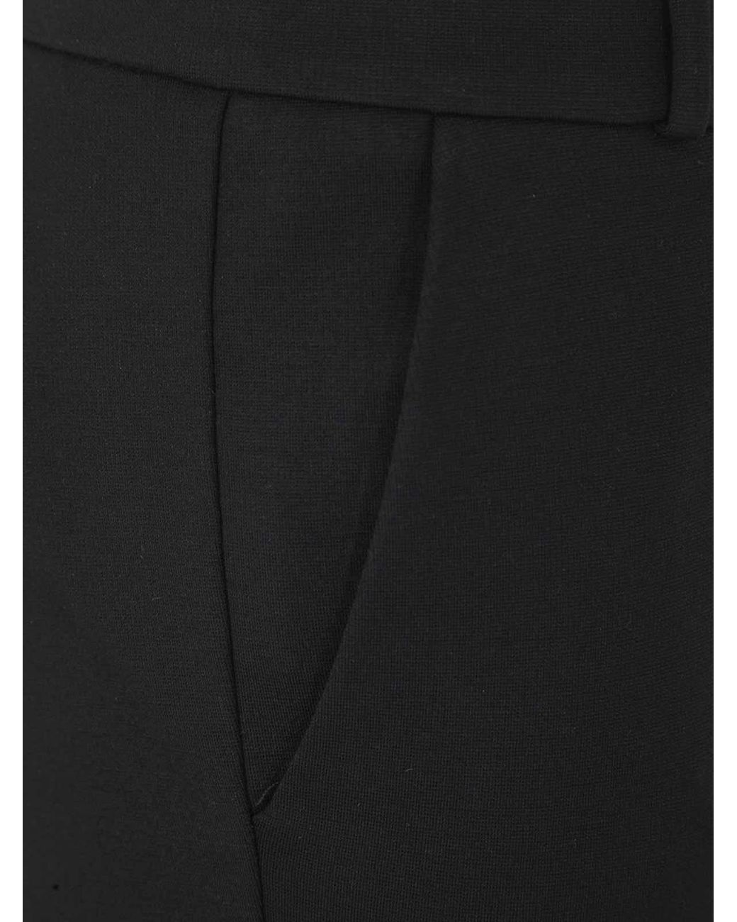 Kiltie Black Floretta Flared Trousers