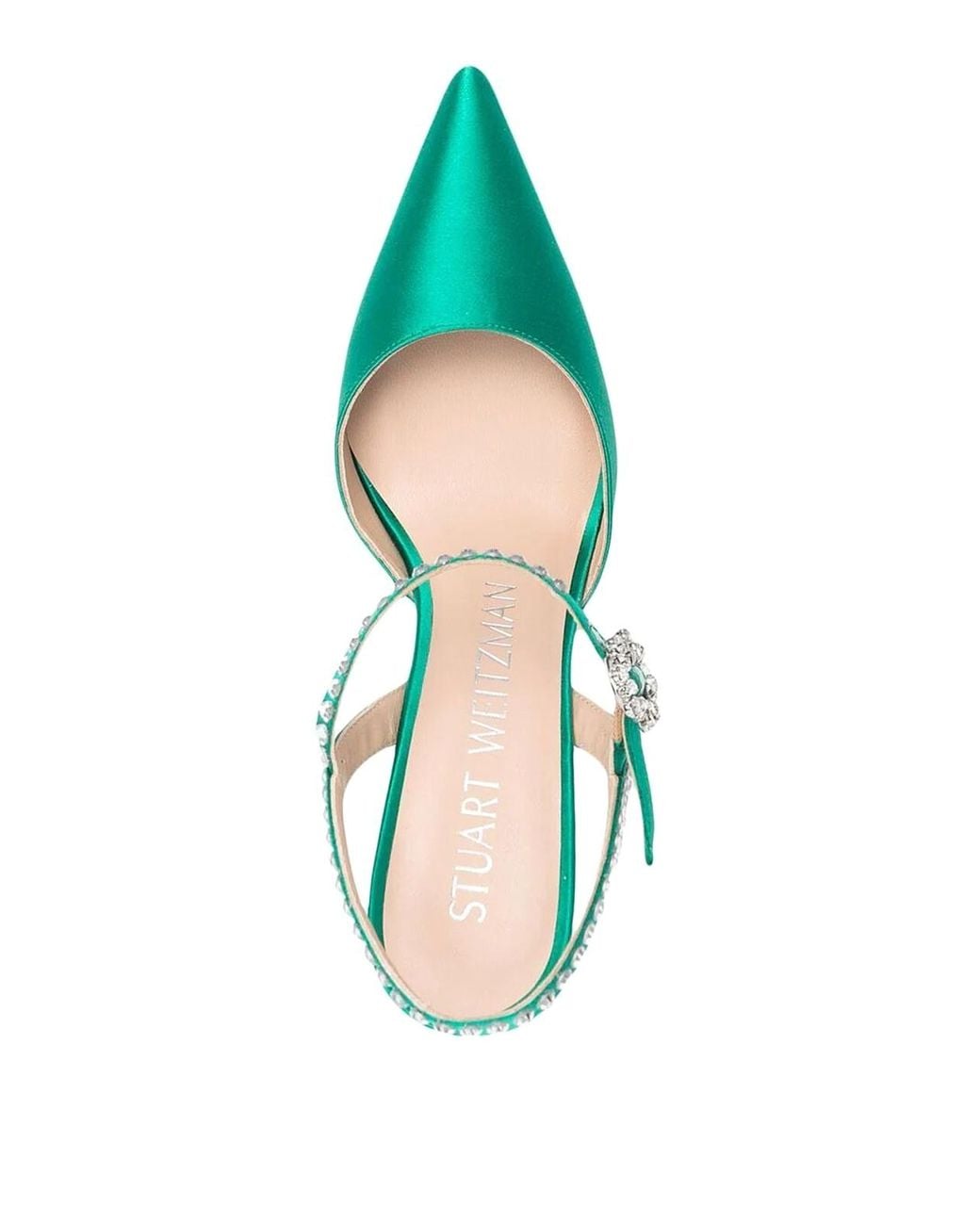 Stuart Weitzman Green Gmcut 100 Pumps