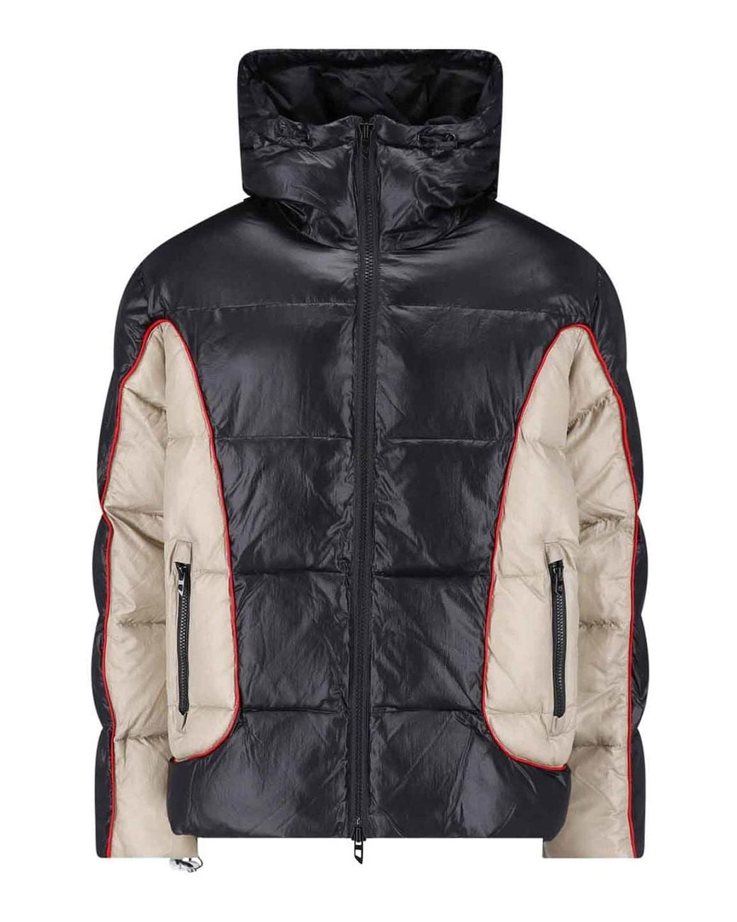 DIESEL Black W Ostend Down Jacket for men