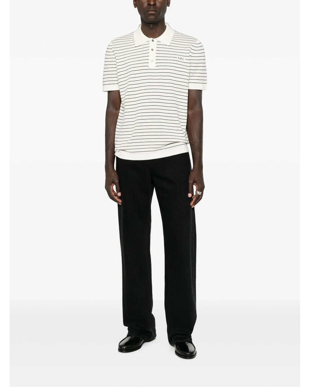 A.P.C. White Sweater for men