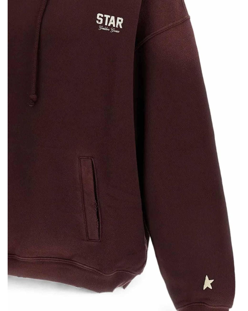 Golden Goose Deluxe Brand Purple Oversized Wine Sweatshirt