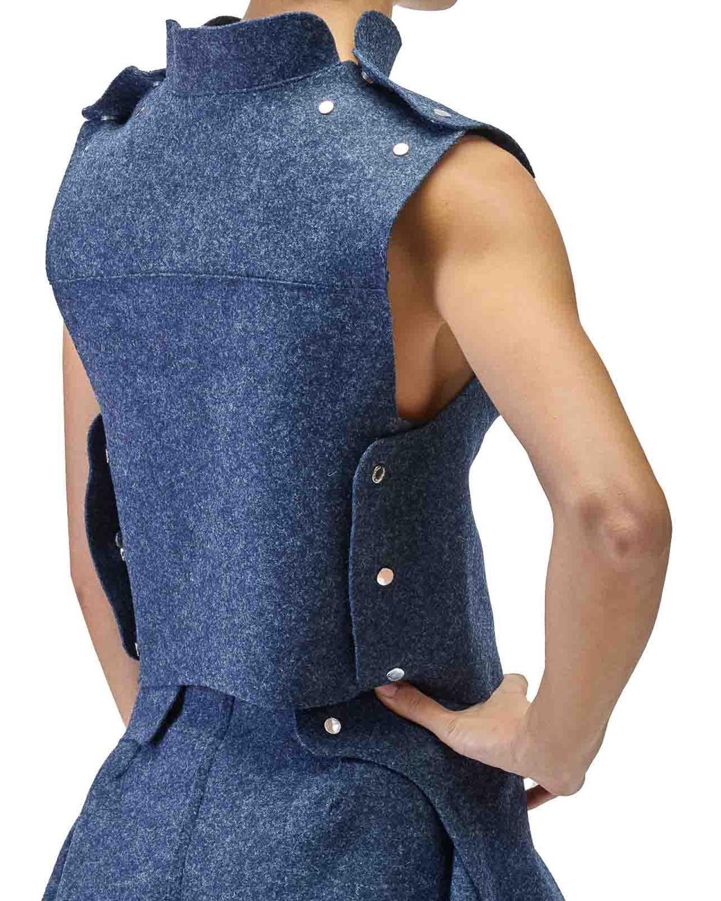 Top Sunnei en coloris Blue