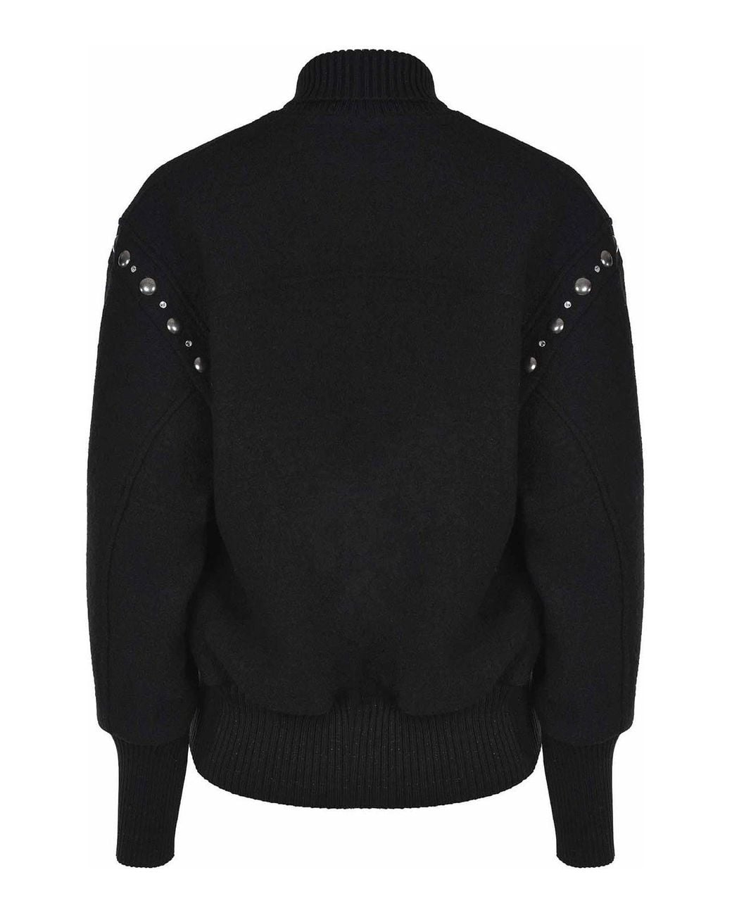 A PAPER KID Black Paper Kid Jacket Made Of Wool