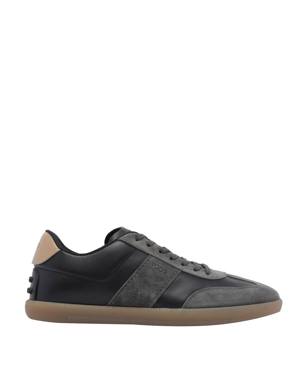 Tod's Black Suede-Panelled Sneakers for men