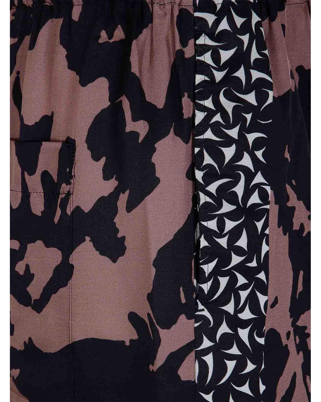 Dries Van Noten Blue Piperi Printed Shorts for men