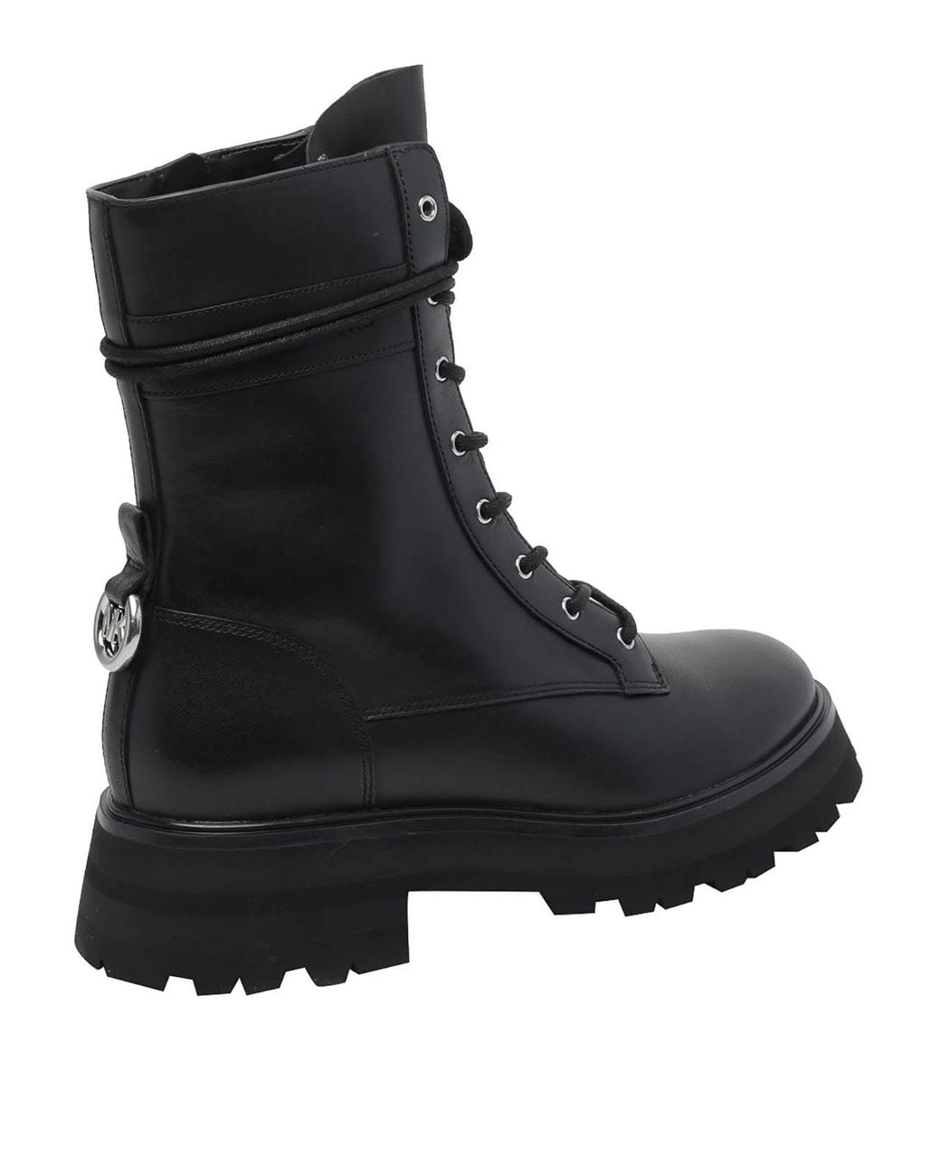 MICHAEL Michael Kors Black Caleb Lug Booties