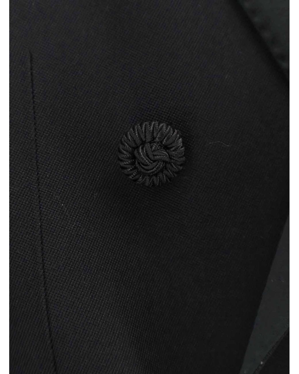 Valentino Garavani Blue Virgin Wool Blazer With Belt for men
