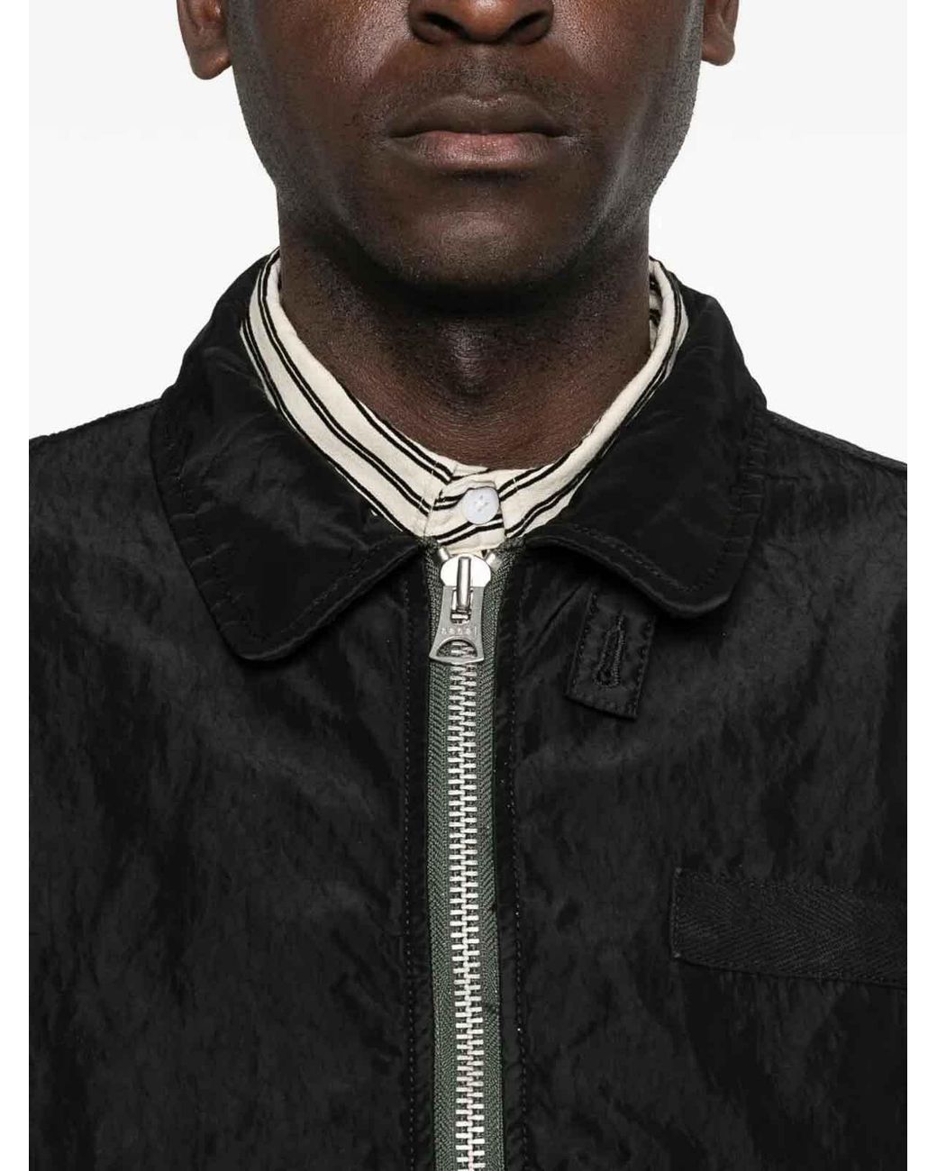Sacai Treated Nylon Twill Blouson サイズ1 Sacai Treated Nylon Twill Blouson in Black for Men | Lyst UK