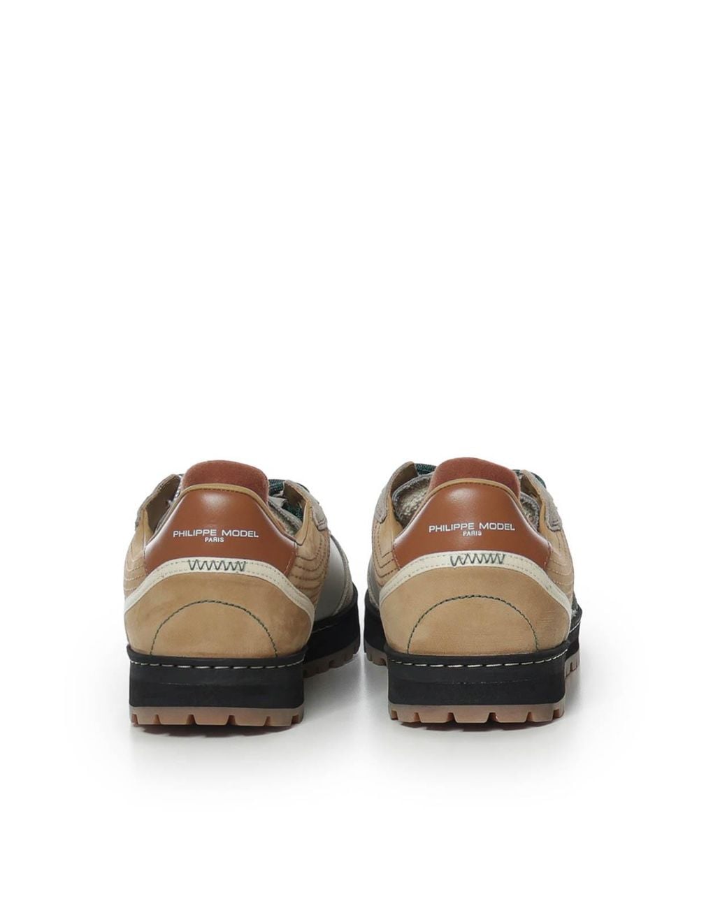 Philippe Model Green Pgal Leather Trainers for men