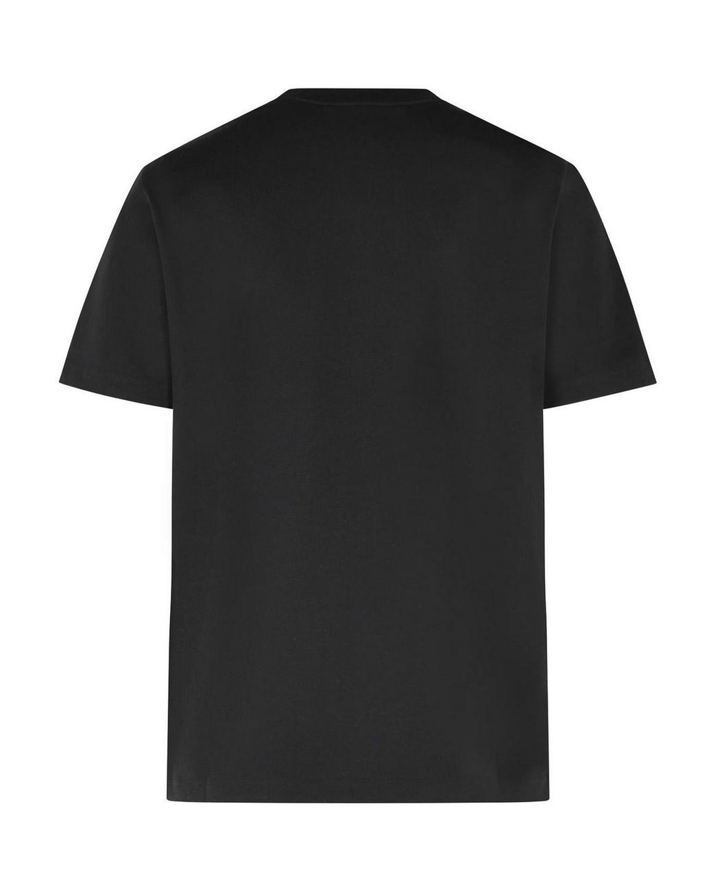 Moncler Black Cotton T-Shirt for men