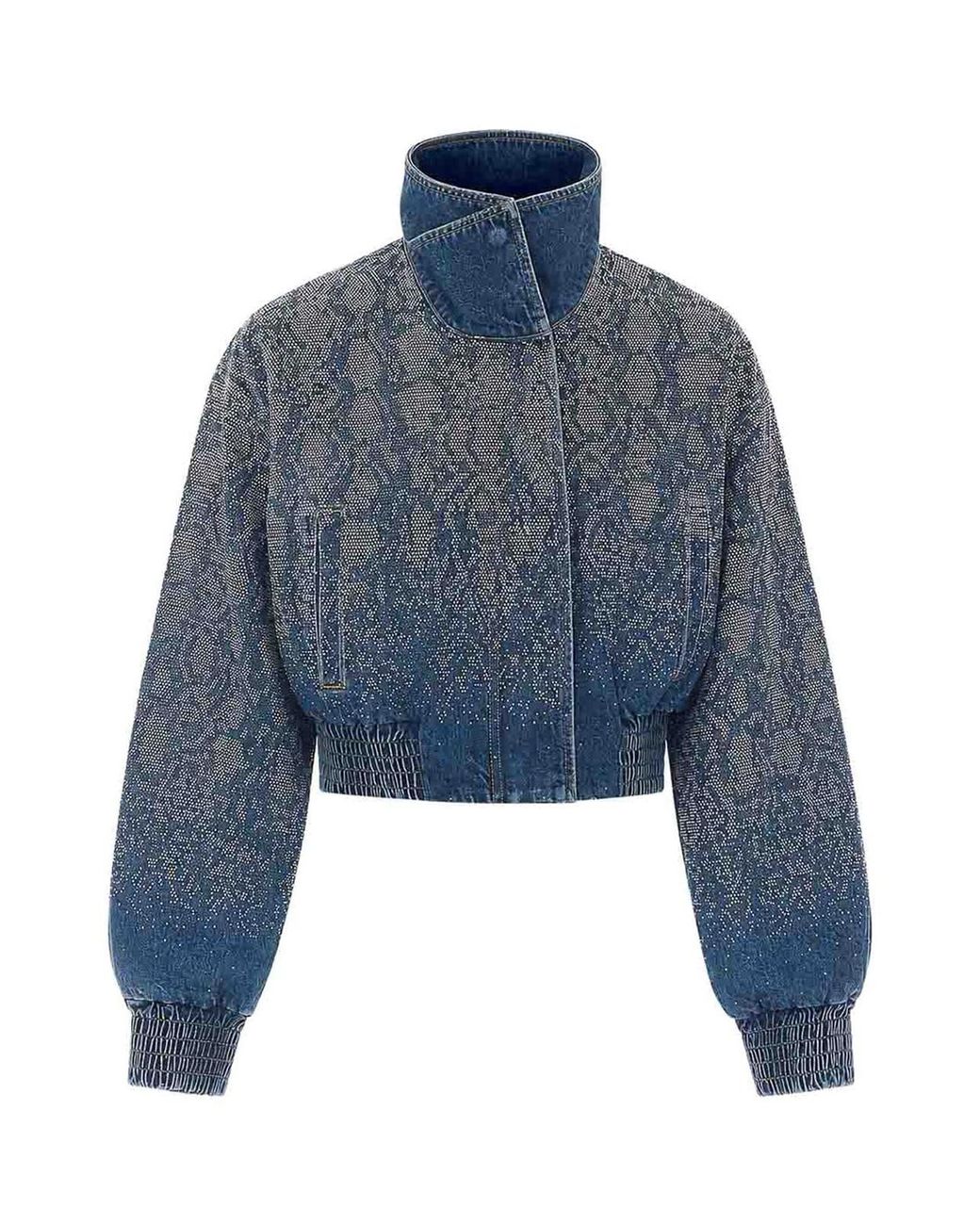 Liu Jo Blue Padded Bomber