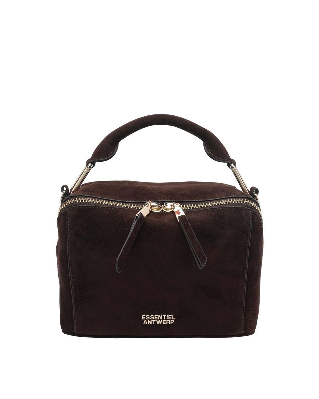 Essentiel Antwerp Black Cigar Lounge Bobby Handbag
