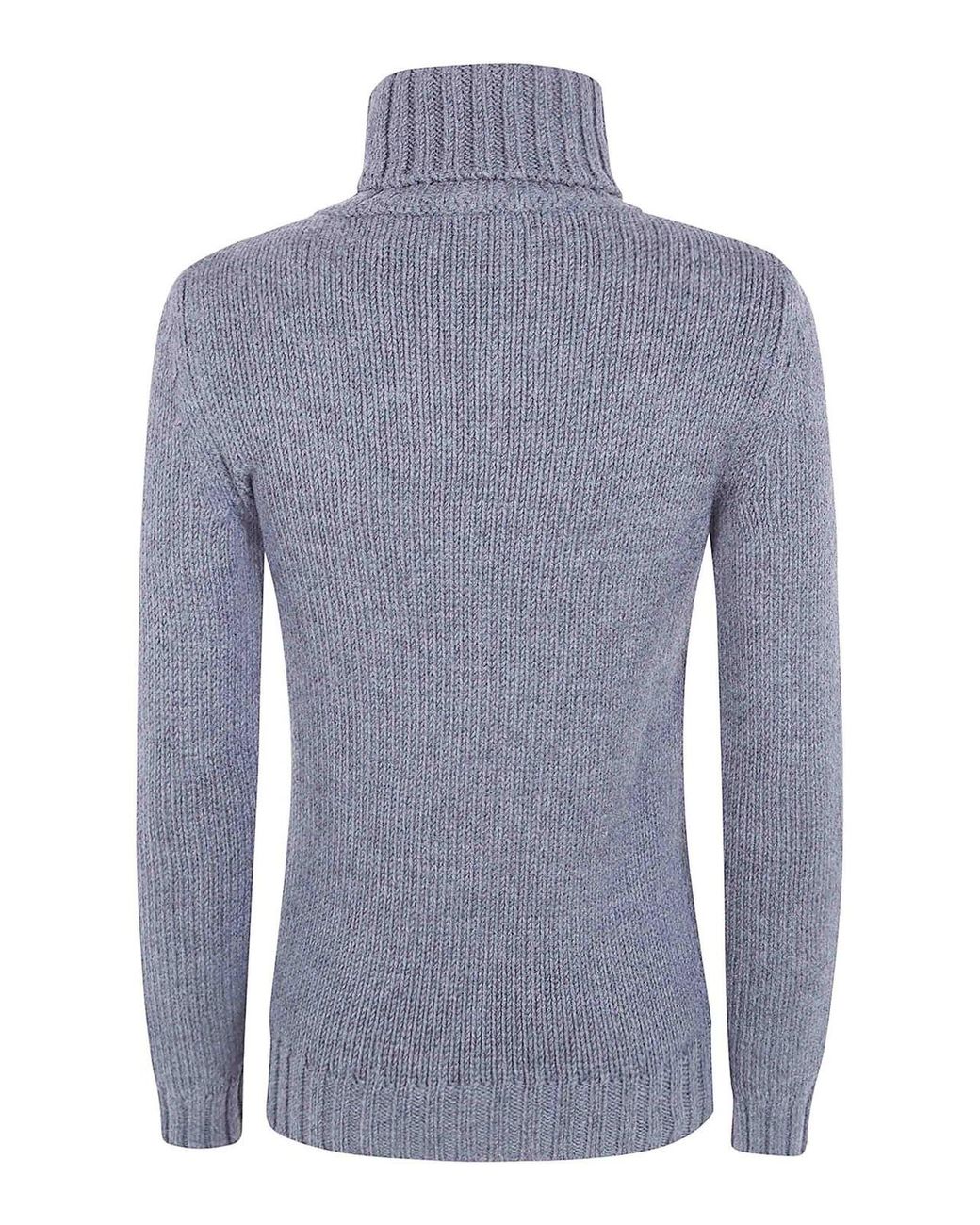Base London Blue Turtle Neck Sweater