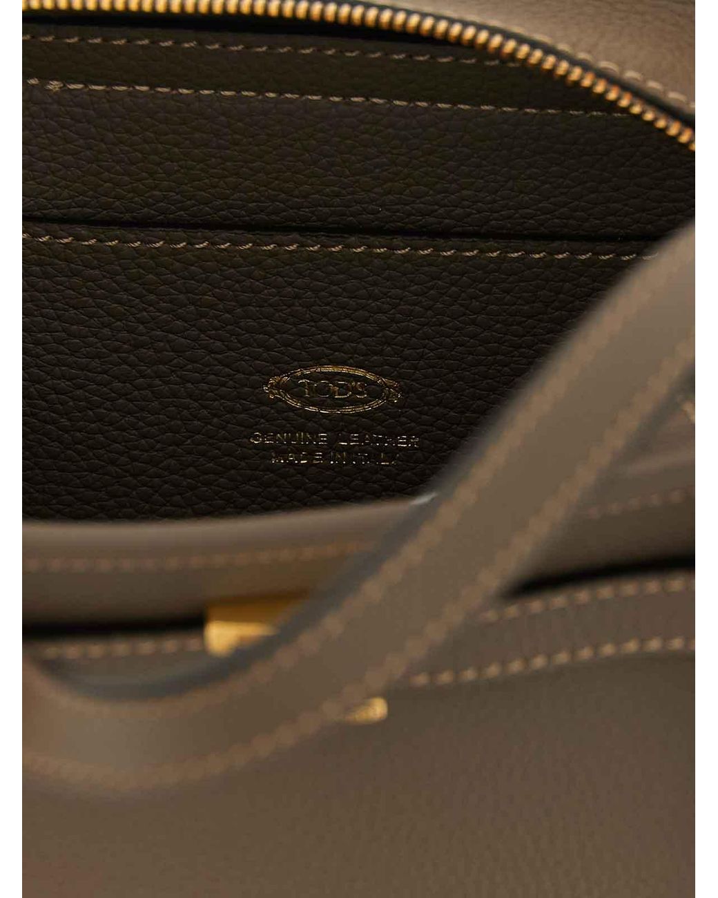 Tod's Metallic Tim' Mini Shopping Bag