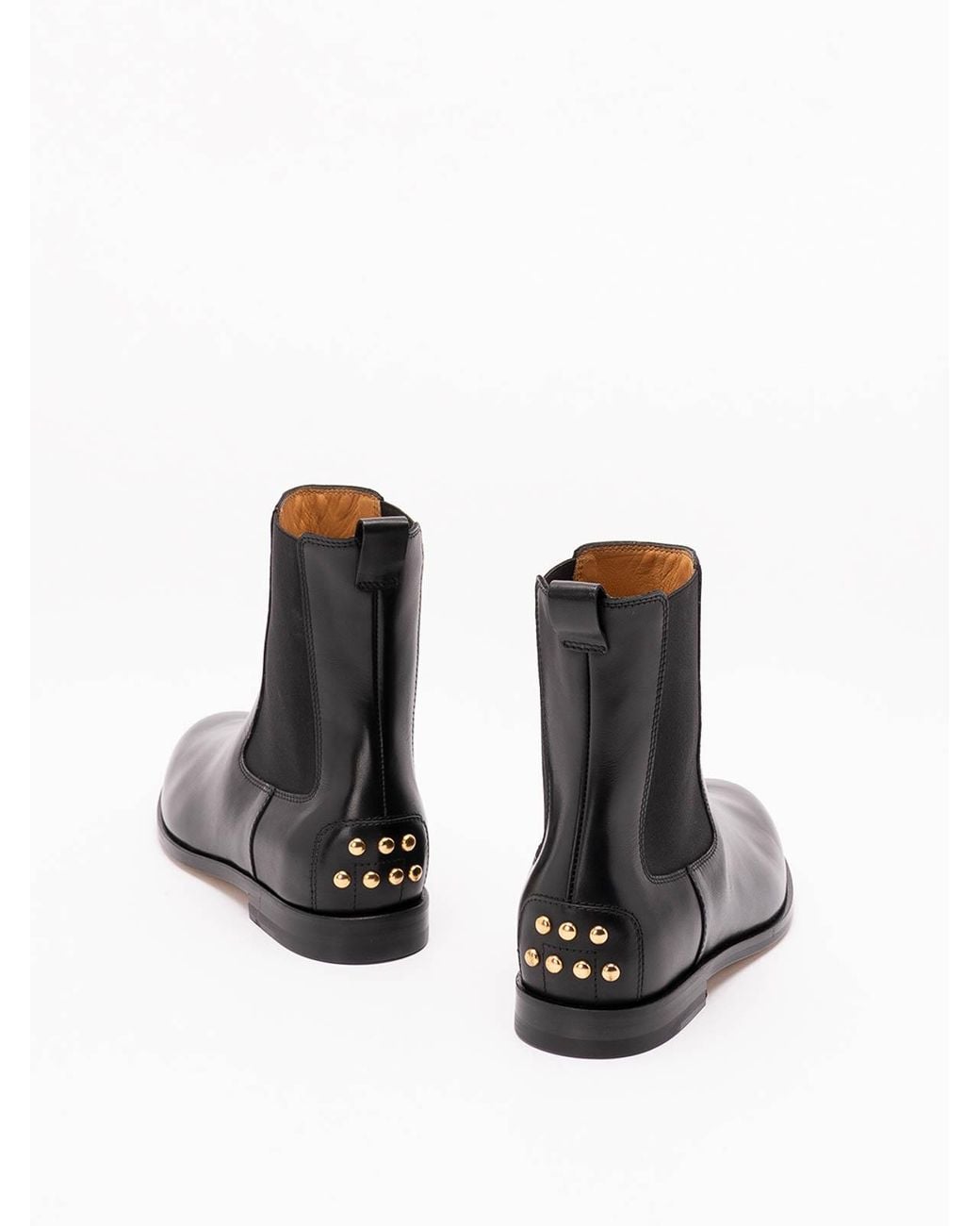 Tod's Black Metal Dots Chelsea Boots