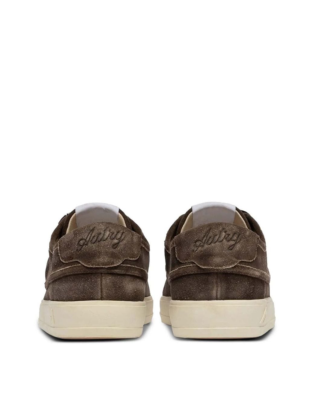 Autry Brown Windscape Low Suede Sneakers for men