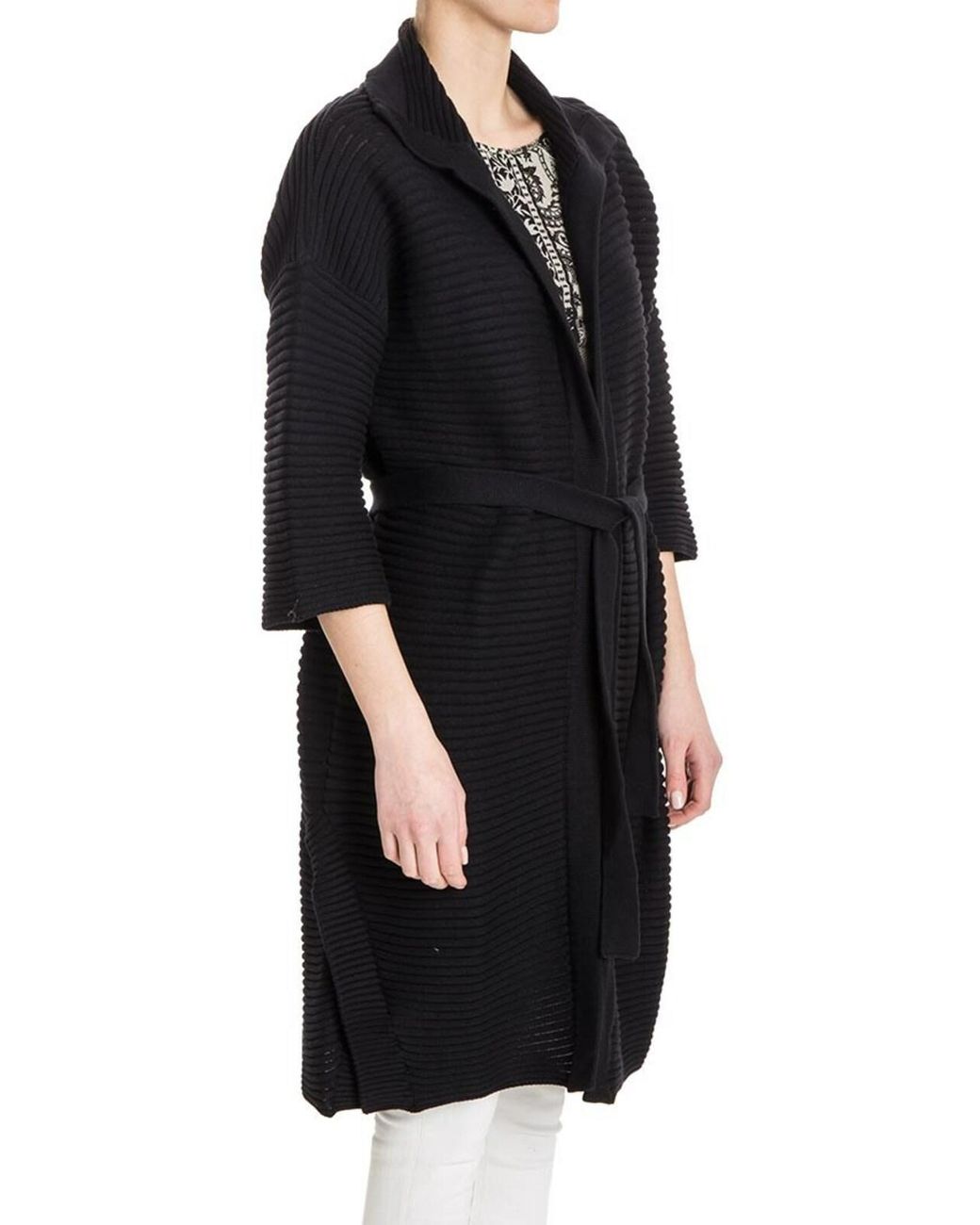 Cardigan Fuzzi en coloris Black