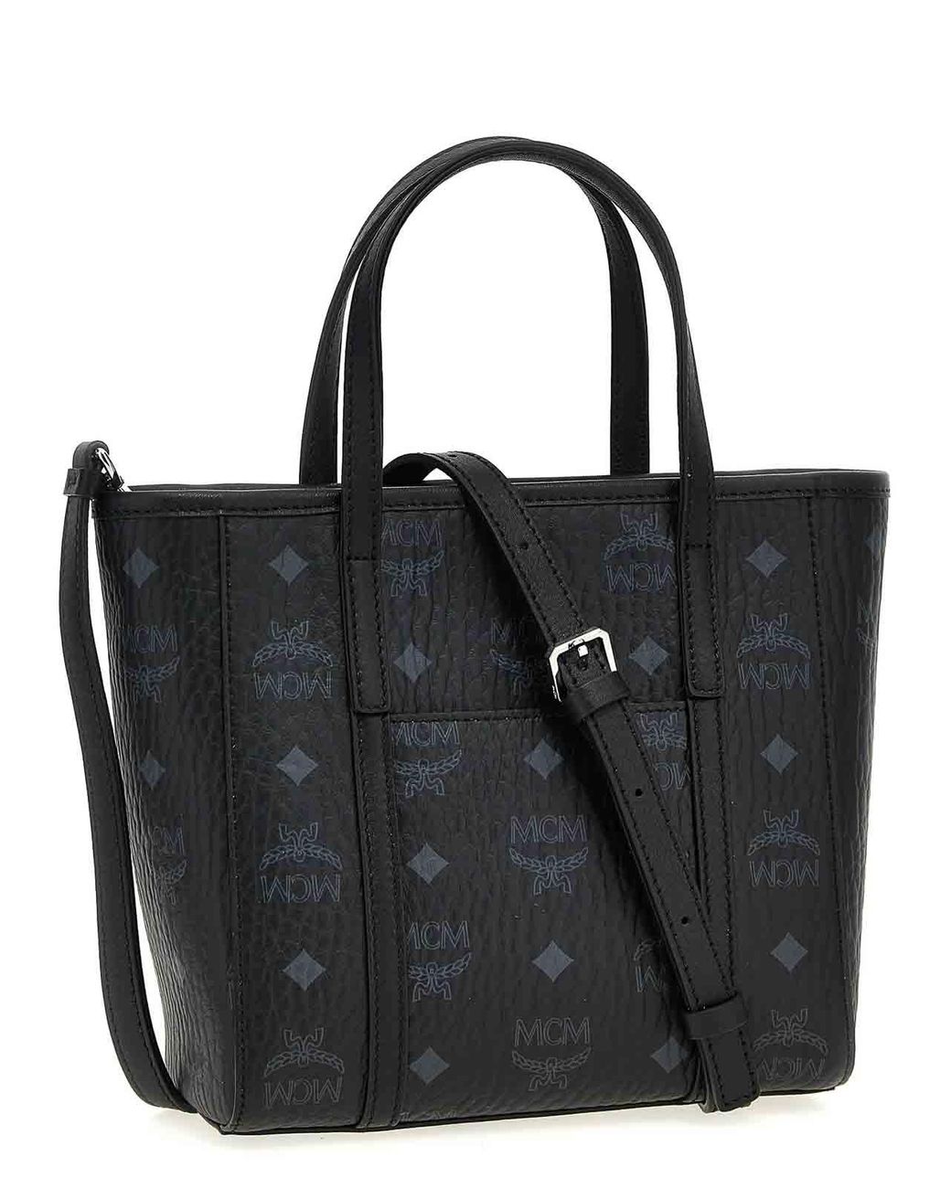 MCM Black Toni Mini Shopping Bag