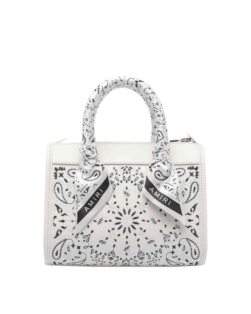 Amiri White Micro Bandana Triangle Handbag
