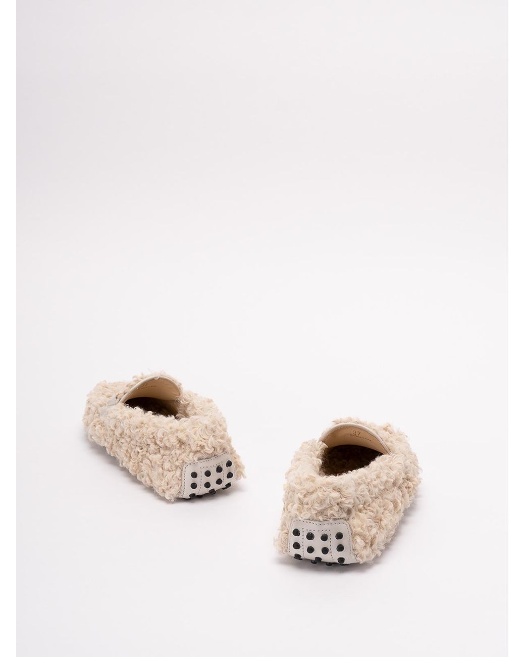 Tod's Natural 'Gommini' Loafers