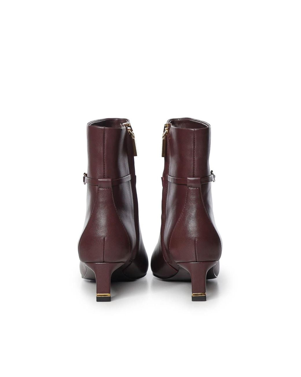 Coccinelle Brown C-Look Leather Ankle Boots