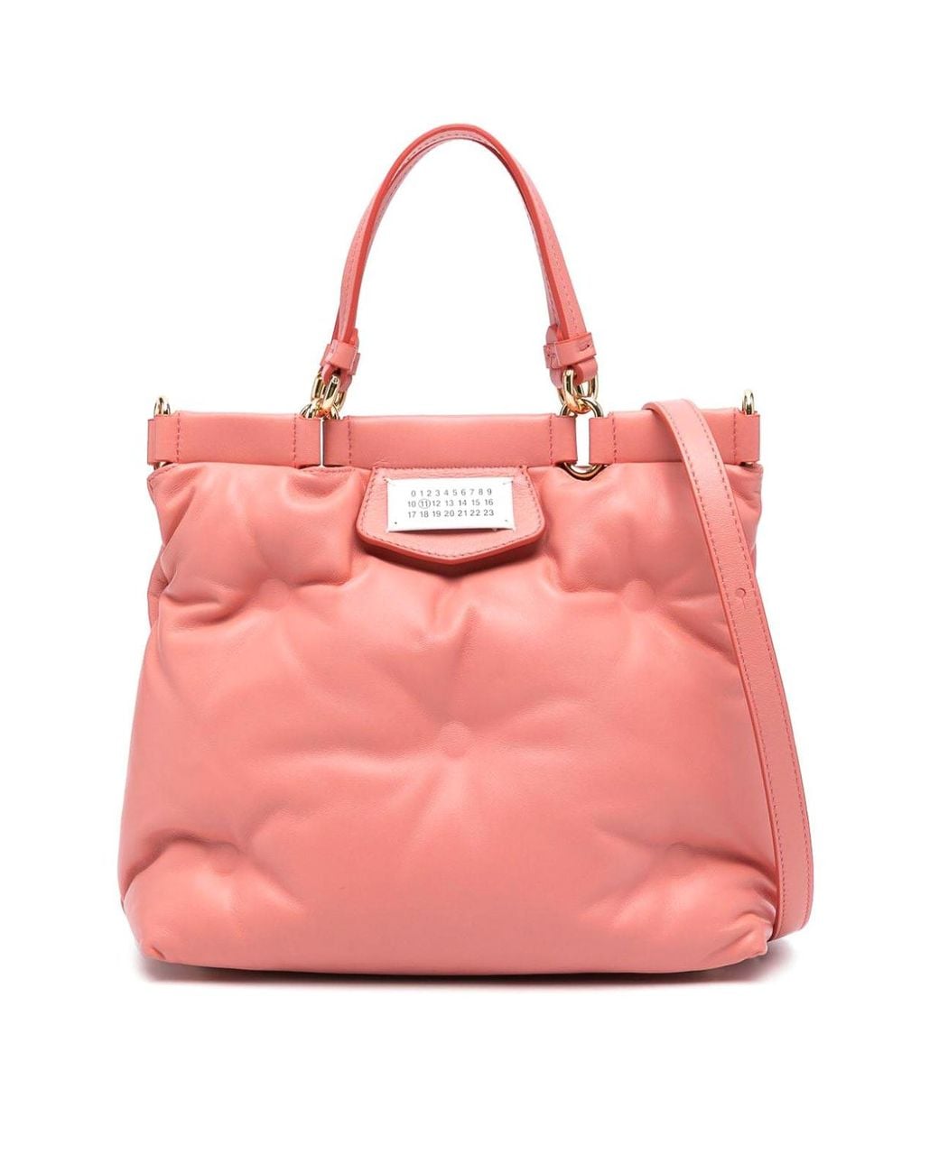 Maison Margiela Pink Small Glam Slam Tote Bag