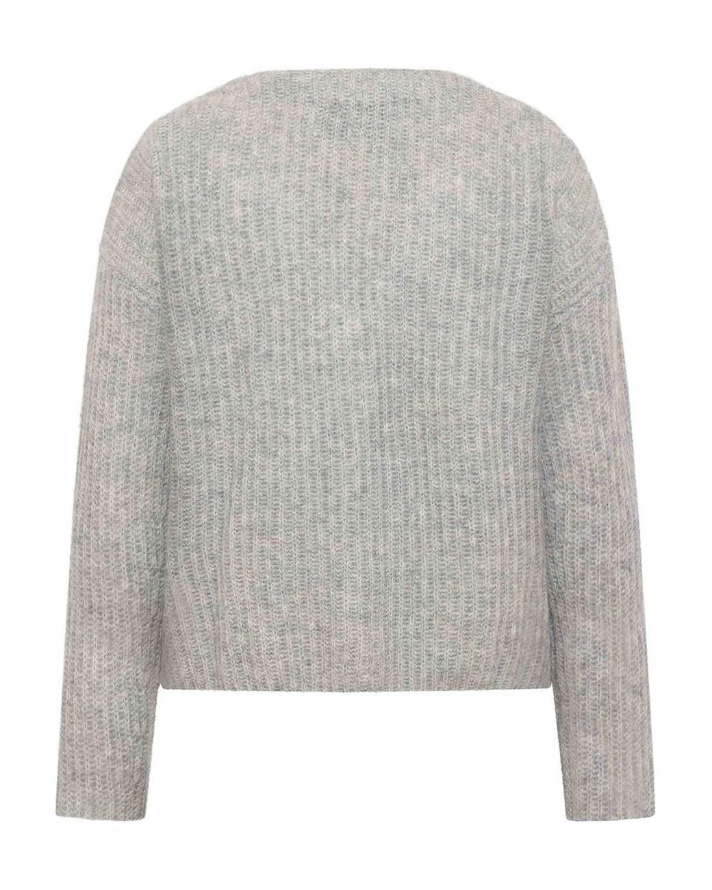 EMERSON RENALDI Gray V-Neck Cardigan