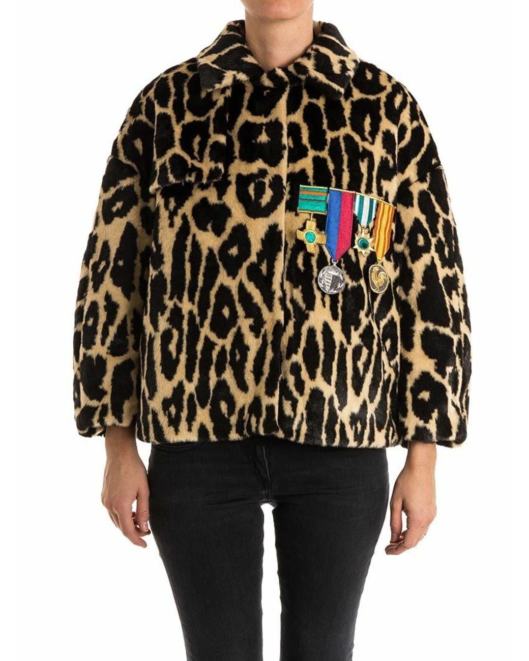 Stella Jean Black Eco-Fur