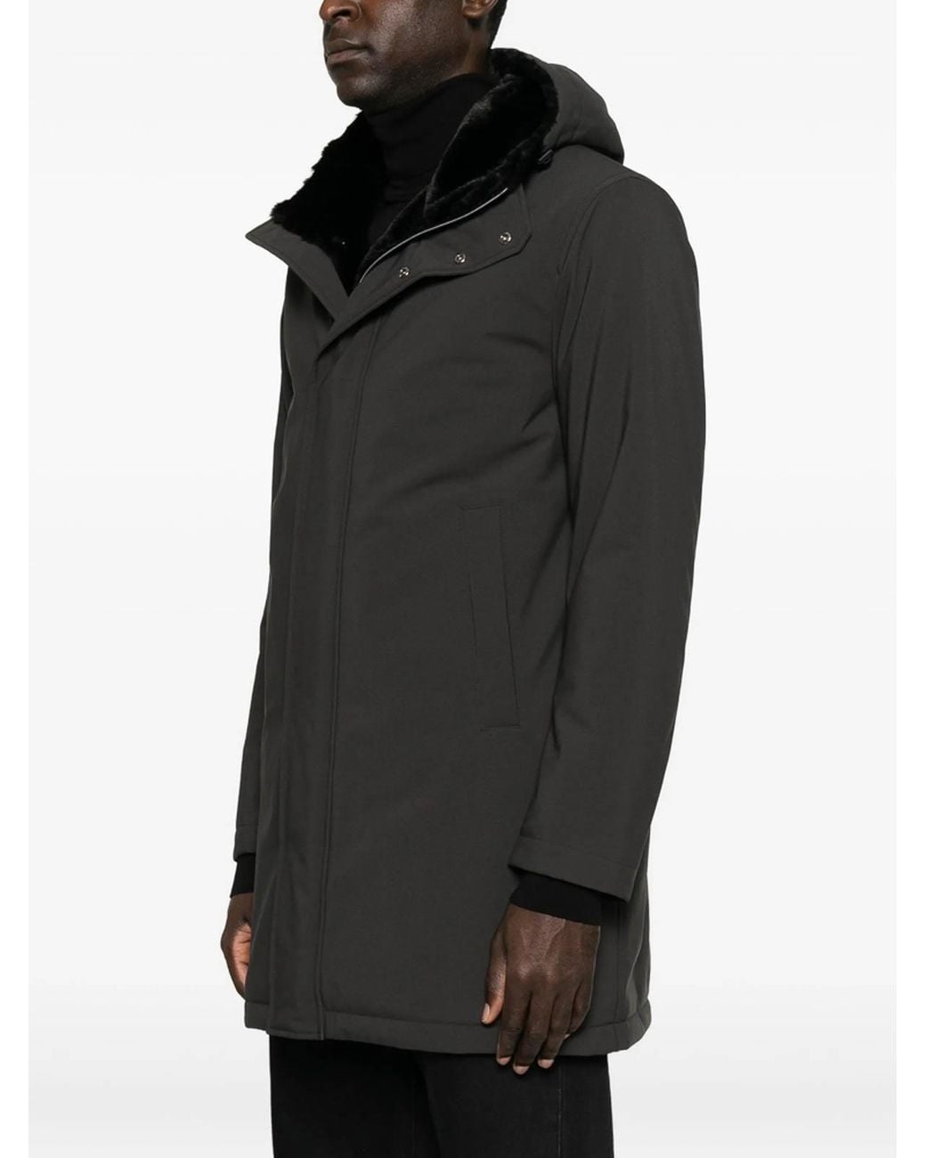 Herno Black Outerwear for men