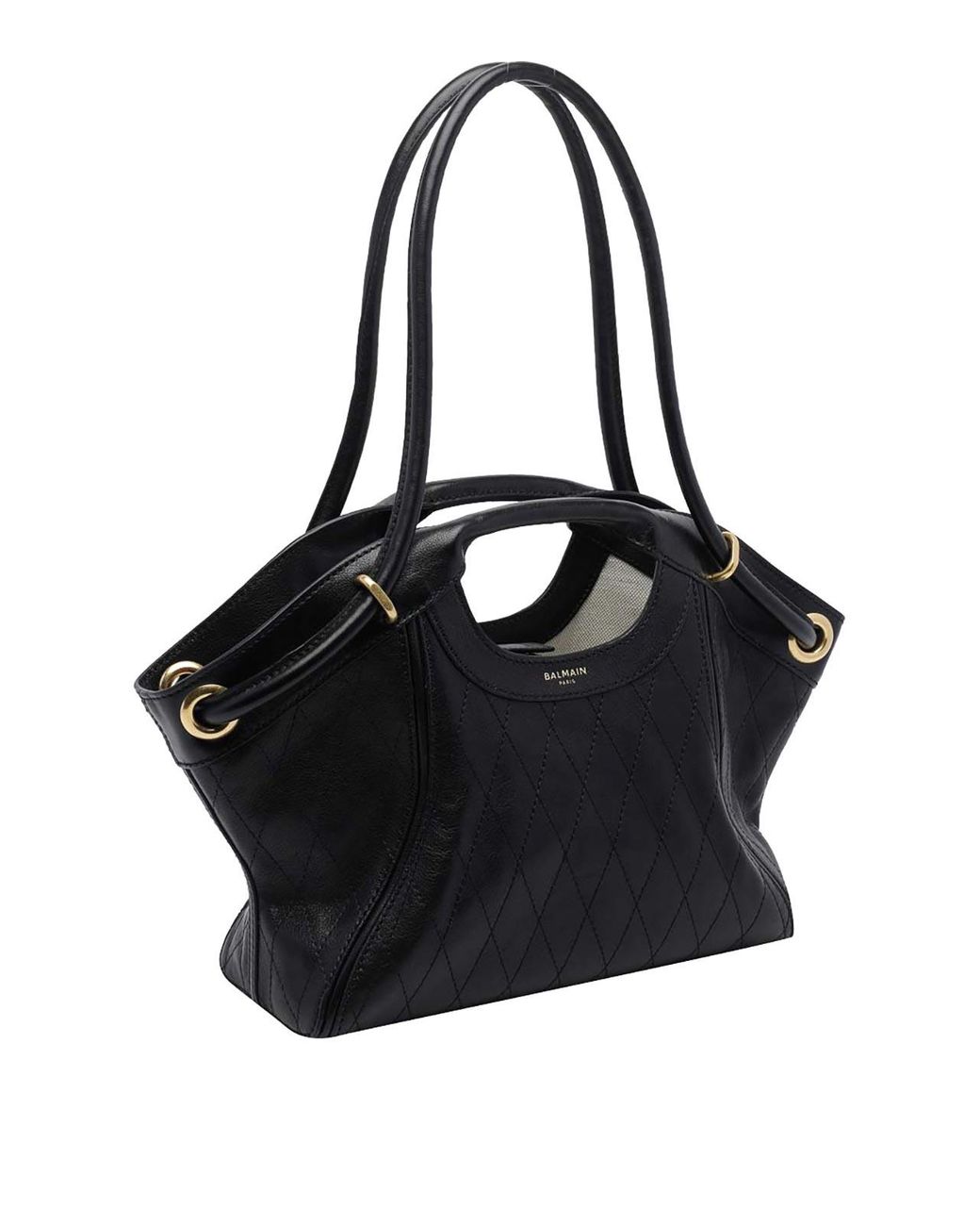 Balmain Black Medium Tote Bag