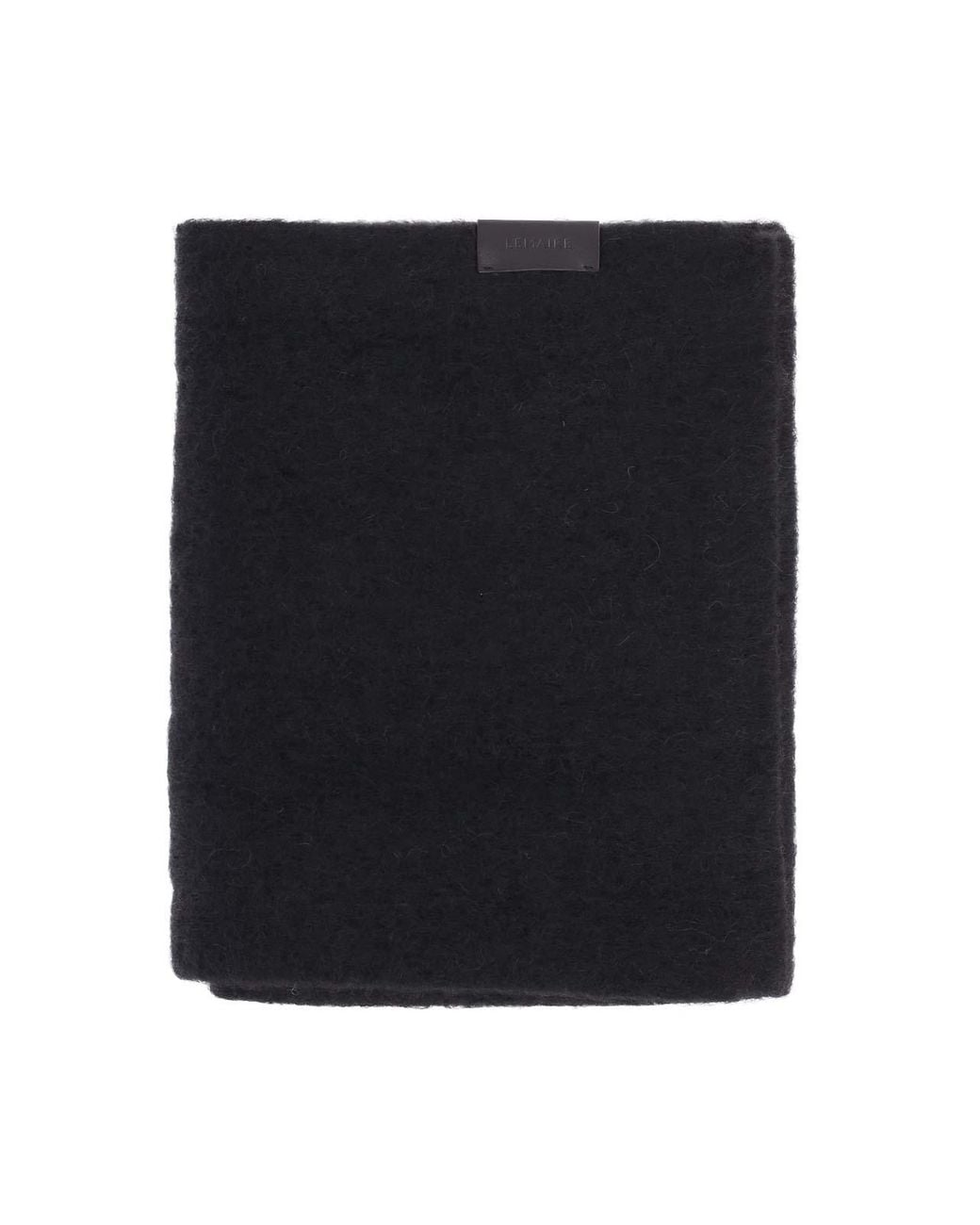 Lemaire Black Alpaca Blend Scarf