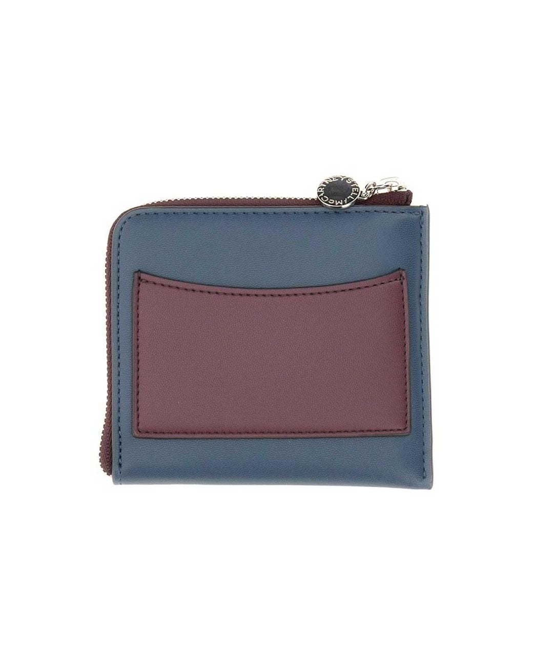 Stella McCartney Blue Zipped Wallet