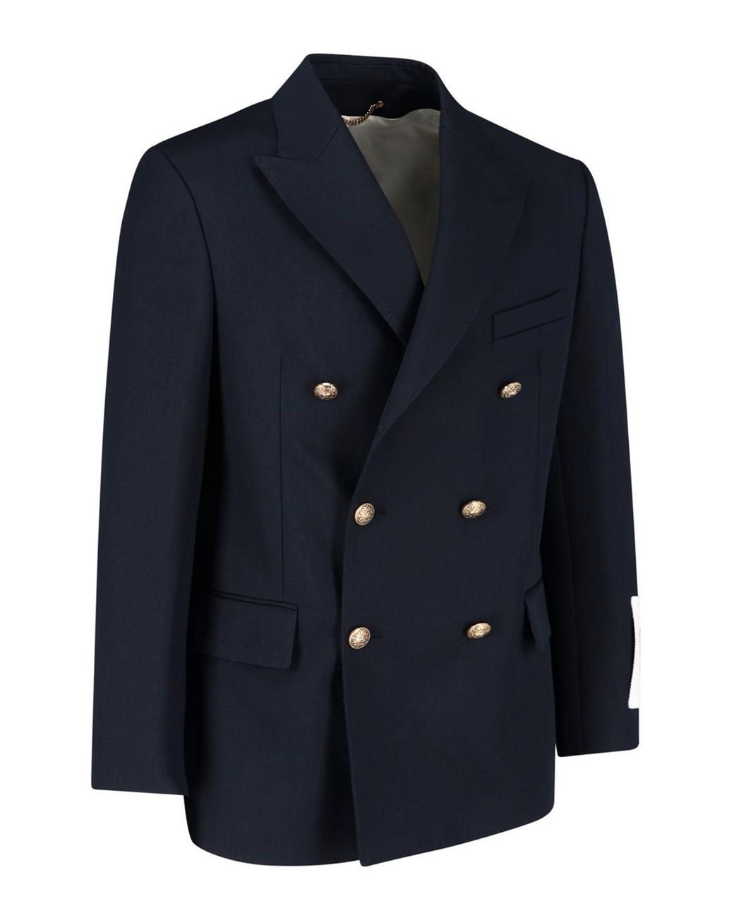 Golden Goose Deluxe Brand Blue Double-Breasted Dave Blazer for men