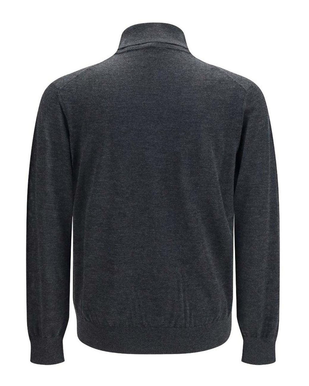 Giorgio Armani Blue Cashmere Turtleneck Sweater for men