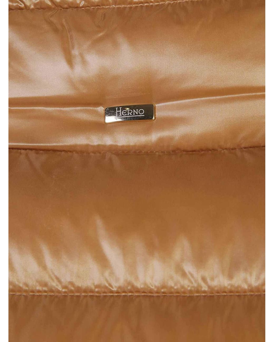 Herno Brown Amelia Short Down Jacket