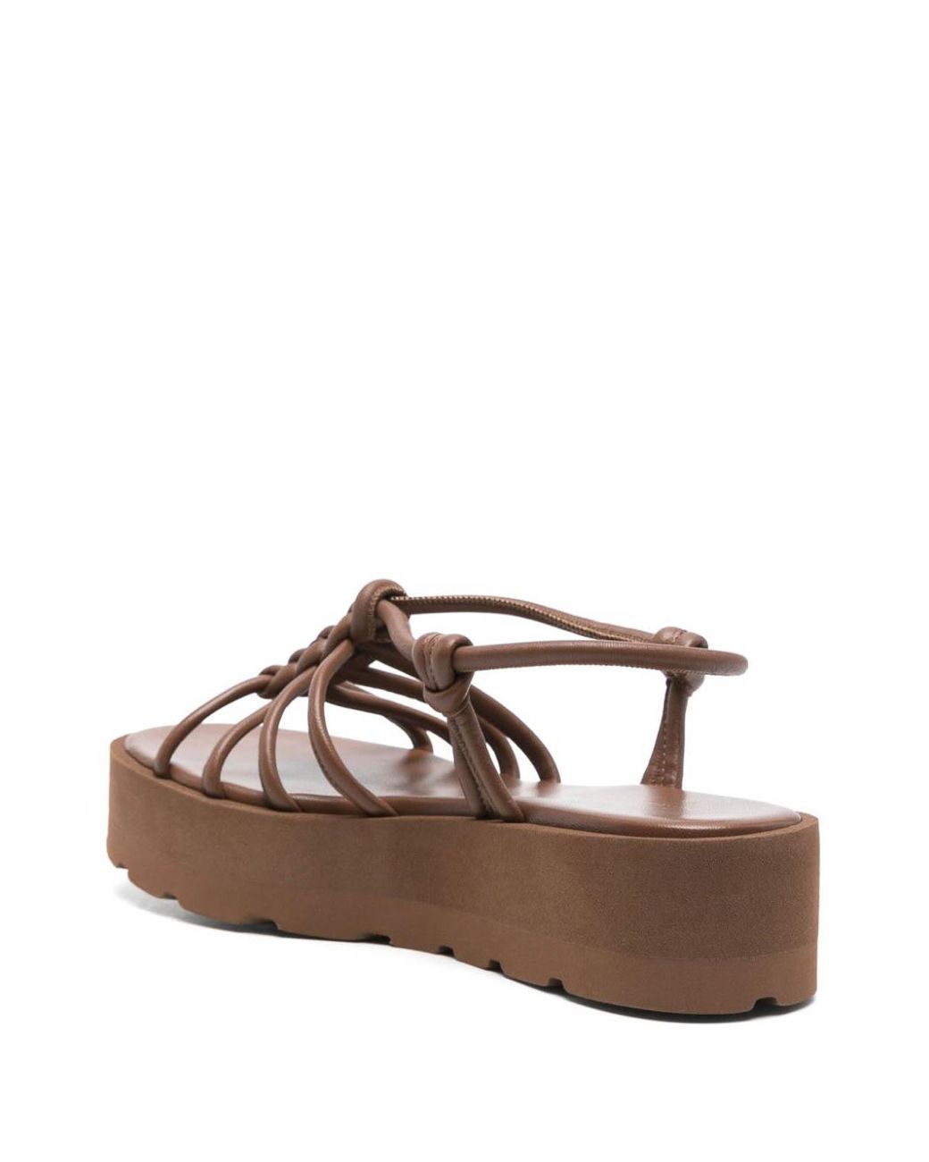 Gianvito Rossi Brown Hebe Leather Sandals