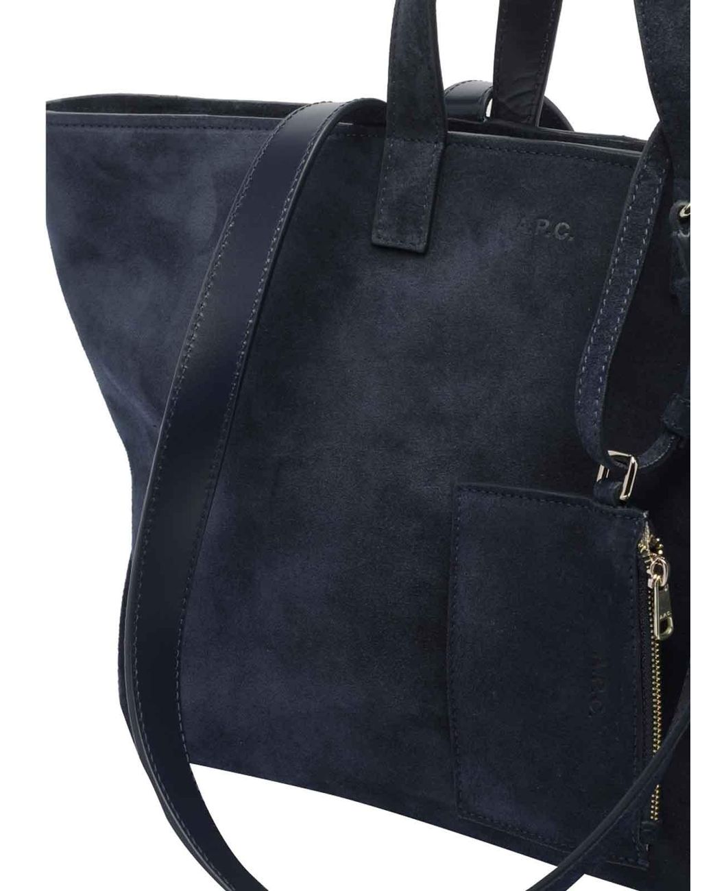 A.P.C. Blue Schultertasche