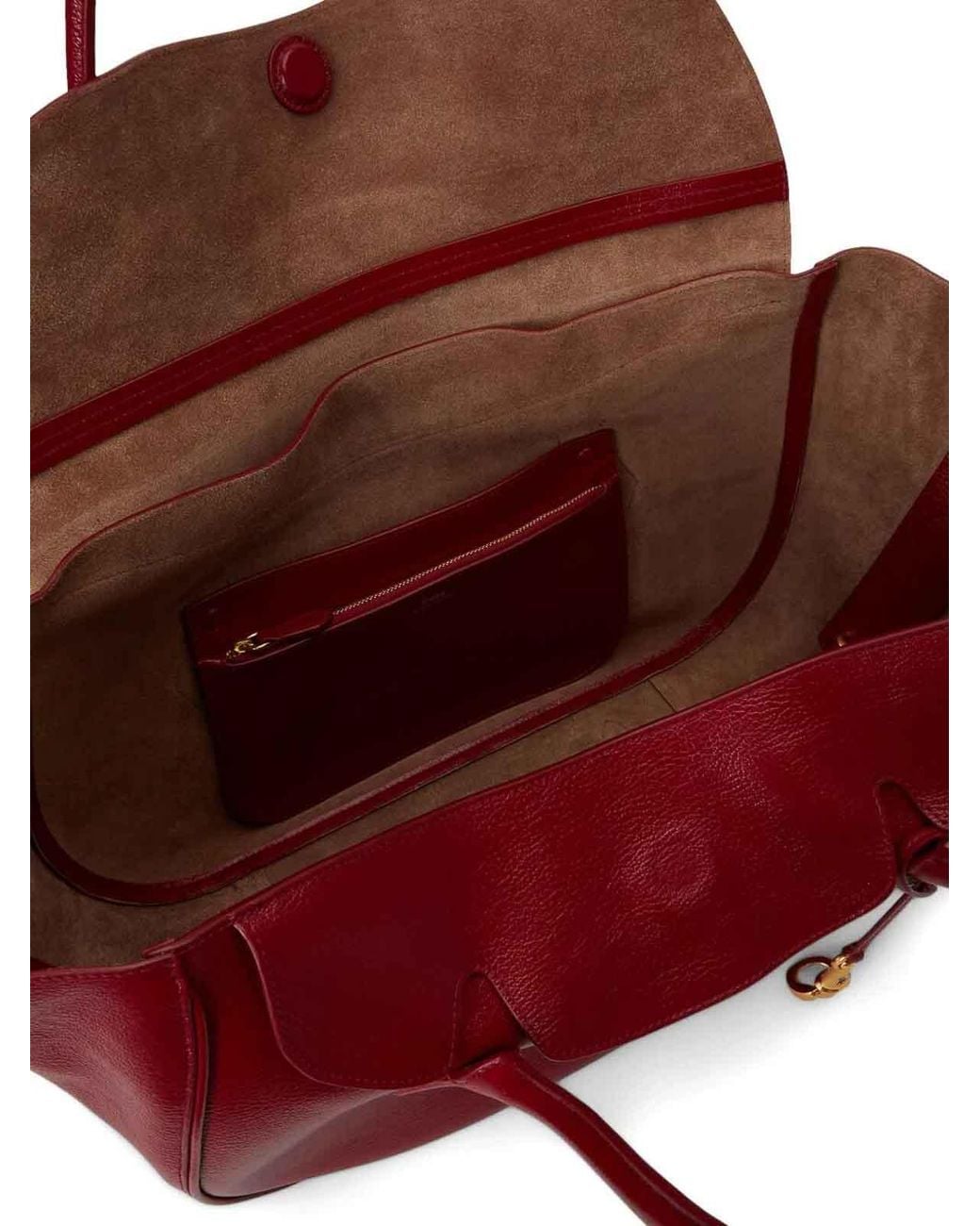 Polo Ralph Lauren Red Large Shoulder Bag