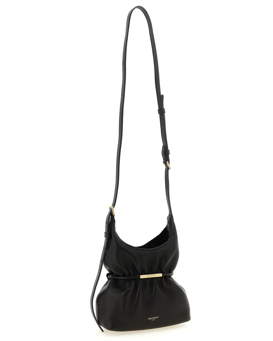 Balmain Black Sphynx Mini Handbag