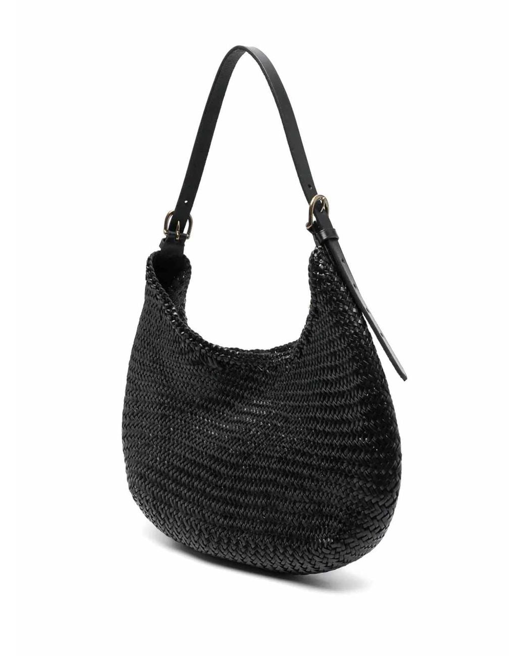 Dragon Diffusion Black Shoulder Bag Luna Mezza