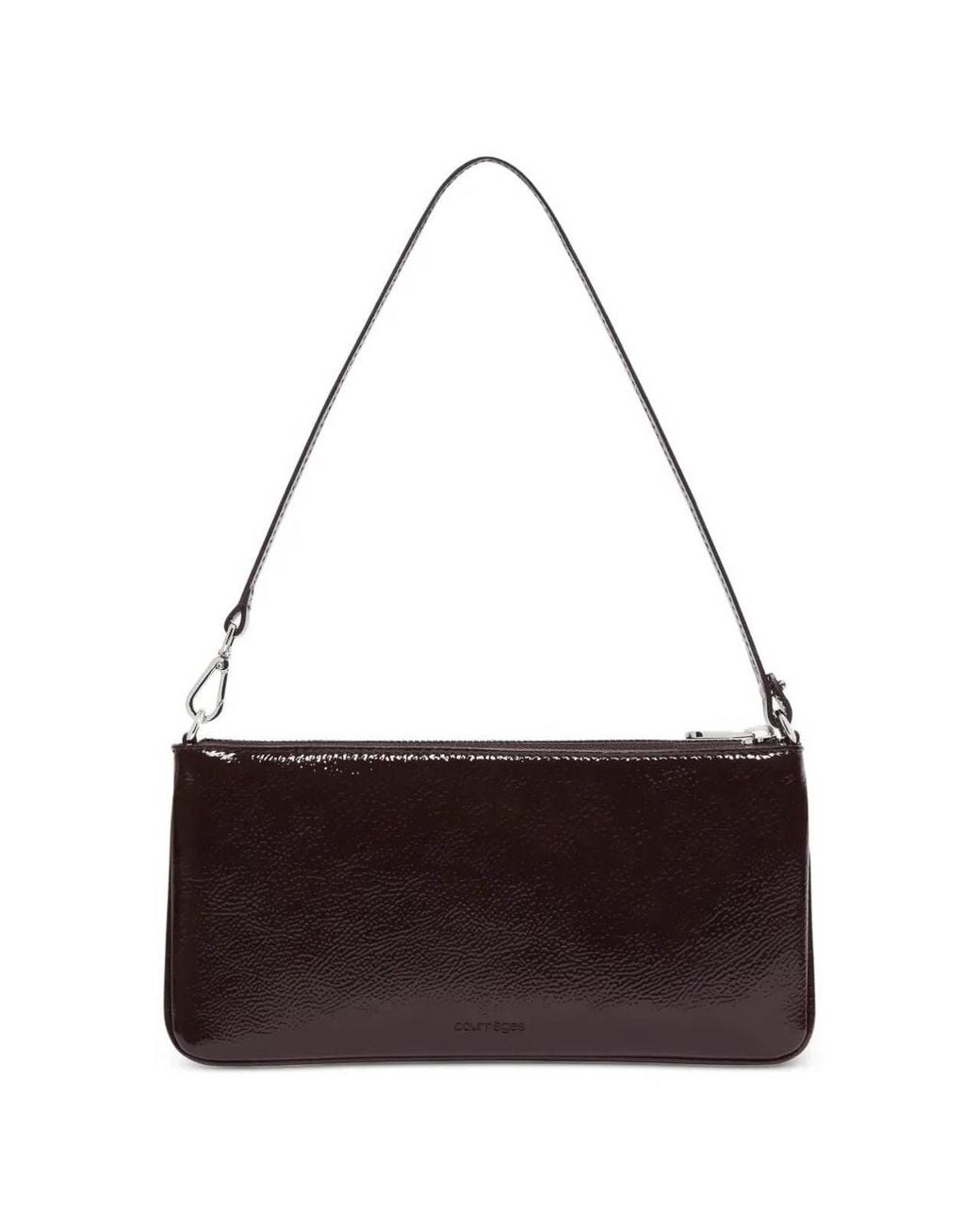 Courreges Purple Ac Naplack Zipped Pouch