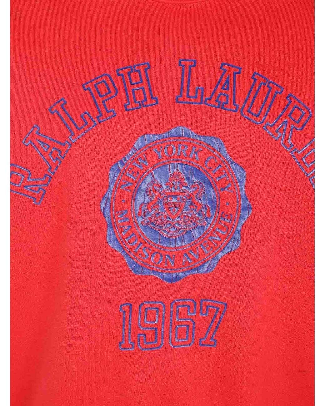 Polo Ralph Lauren Red Knit Sweatshirt