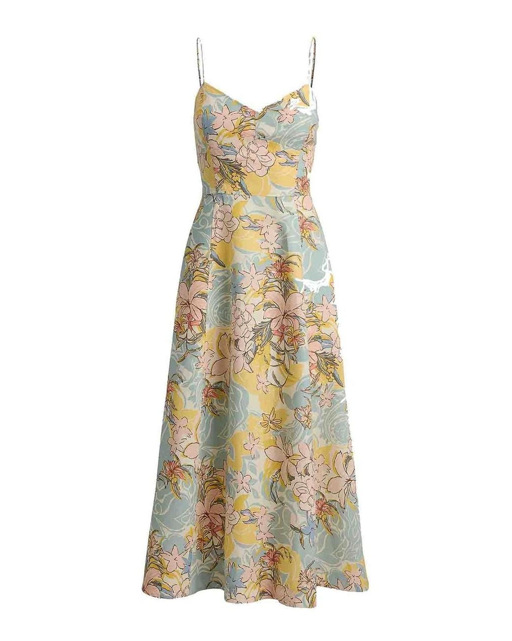 Ralph Lauren Metallic Floral Dress
