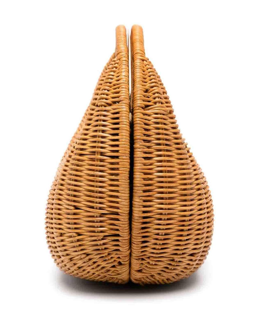 Sacai Rattan Round Bag in Metallic | Lyst